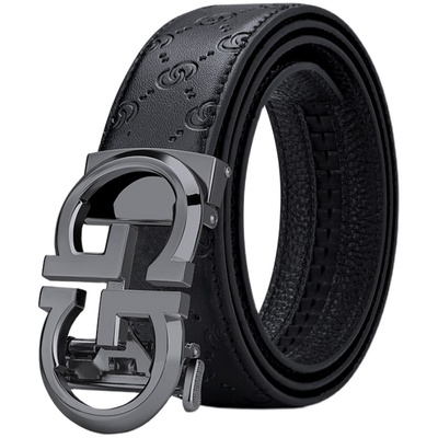 正品保罗男士真皮裤腰带送男友礼