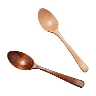 onlycook 日式木勺家用木质汤勺儿童餐具勺子实木吃饭喝粥