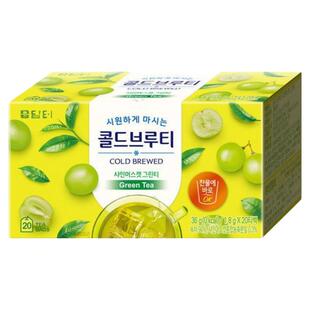 韩国原装进口丹特百香果水蜜桃青葡萄芒果冷泡茶包水果茶独立茶包