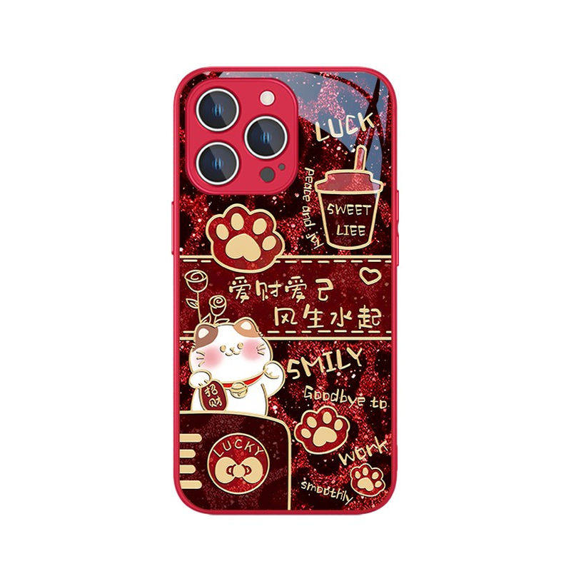 超好看招财猫适用iPhone17手机壳