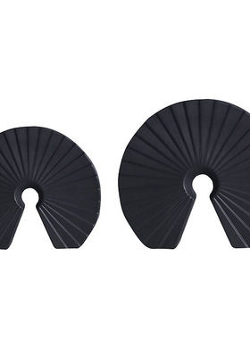 室内新中式风几何扇形软装陈设品