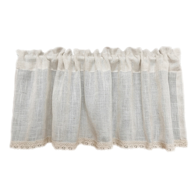 思幔半遮光棉麻透气短帘