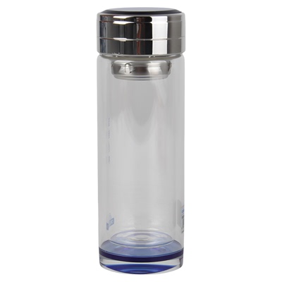 匡迪1914高硼硅双层隔热防烫玻璃水杯车载男女商务办公家用260ML