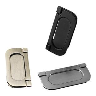 翻盖抽屉柜门手拉免开孔隐形平装简约明装暗扣吊环自功螺丝把手