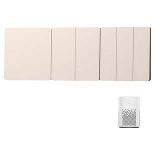 已接入米家app灵动智能开关控制面板全屋小爱同学语音单零火双控