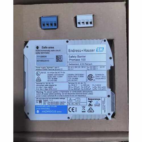 议价EndressHauser Safety Barrier Promass 100 全新原装带