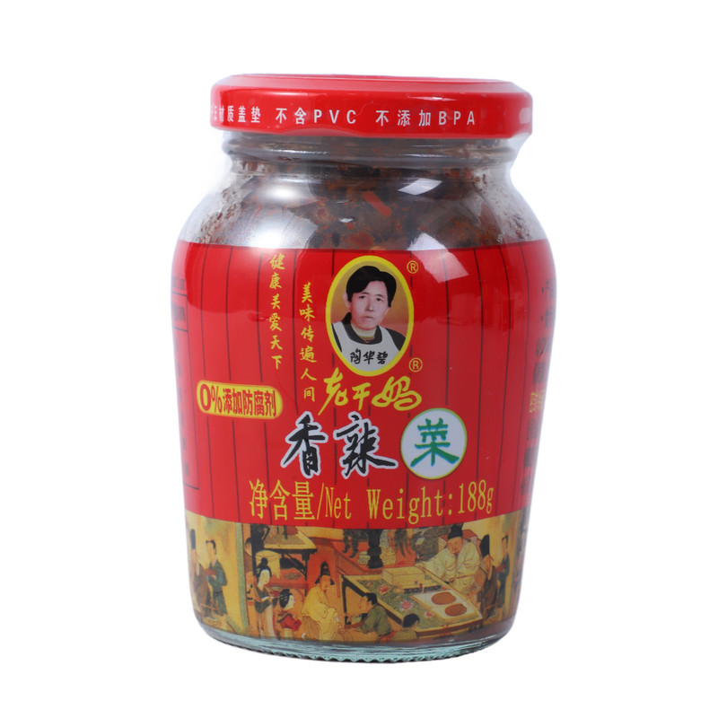 老干妈香辣菜188g贵州特产瓶装