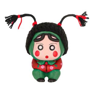 汽车摆件翠花村花蜡笔小新创意车载网红装饰车顶车尾搞怪公仔挂件