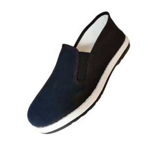 老八路老北京中老年千层底劳保工地防滑冬季保暖棉鞋加绒黑布鞋男