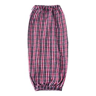 套袖女加大加长棉布袖套纯棉防水中长款格子厨房专用劳保袖套男款