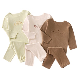 童泰宝宝秋衣套装秋冬季婴儿衣服暖姜发热保暖内衣男女童秋裤睡衣