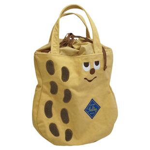 日本GLADEE帆布包 斜挎手提袋背包 好事花生水果网眼袋毛绒公仔