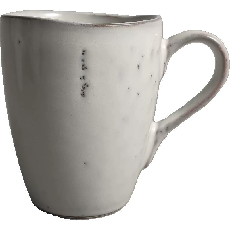 外贸瑕疵北欧丹麦简约陶瓷麻点马克杯带把手咖啡杯茶杯家用办公杯