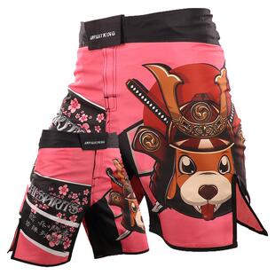 MMA综合格斗训练柔术速干散打UFC短裤搏击泰拳击运动健身定制毒液