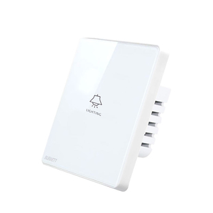 86型明装暗装单火线家用墙壁轻触感应钢化玻璃面板纯触摸开关插座