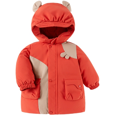 巴拉巴拉婴儿宝宝冬季羽绒服外套