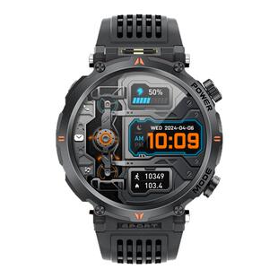 新款多功能户外运动智能手表蓝牙通话健康检测手电筒计步男士手环