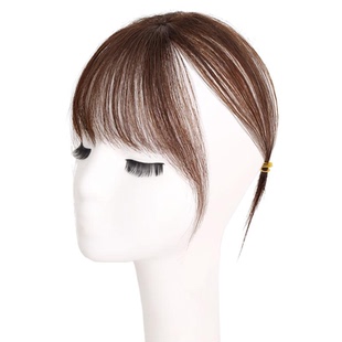 3d空气刘海假发女片头顶补发夏法式假刘海女自然前额齐刘海补发片