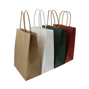 牛皮纸袋手提袋定制印logo咖啡奶茶外卖打包袋礼品袋包装袋批发