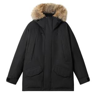 网易严选中国大鹅90鹅绒服派克地表强温羽绒服加厚2025冬新款男女