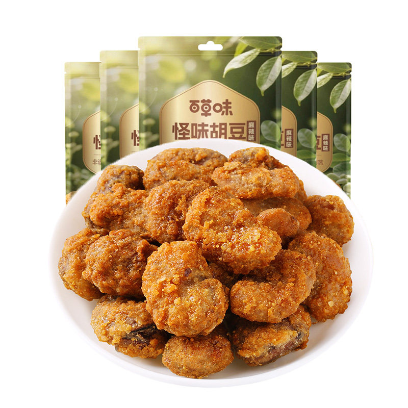百草味怪味胡豆100g麻辣味