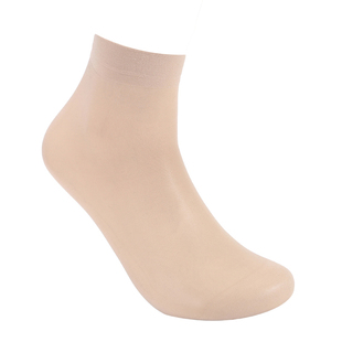 浪莎女士丝袜短款春夏季包芯丝舒适耐磨天鹅绒中筒袜防滑防勾丝