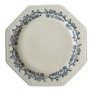 法式复古高颜值餐具高级感小众漂亮的饭碗5寸小碗高脚米饭碗碗盘