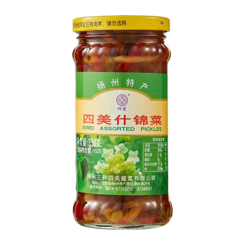 四美什锦菜瓶装下饭菜350g