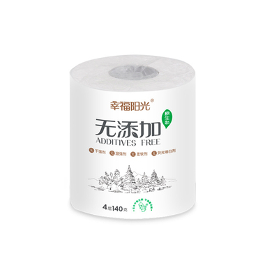 幸福阳光无添加水溶卷纸
