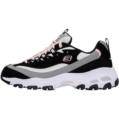 斯凯奇休闲鞋女复古熊猫血奶茶熊