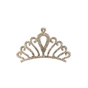 儿童小皇冠公主头饰女水钻生日王冠礼物发夹刘海发饰碎发发梳插梳