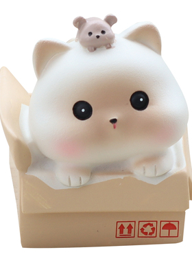 可爱暹罗猫迷你桌面摆件治愈礼物