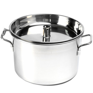 帝锅汽锅鸡专用底锅加厚不锈钢商用燃气家用蒸汽蒸盘紫砂气锅蒸锅