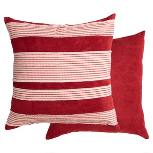 【新年礼物】蜡笔派「瑞马承财」抱枕现代轻奢红色沙发靠枕靠垫O