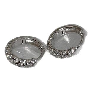 NUNU 睡觉免摘甜酷少女麻花小耳圈耳骨环mini耳骨钉边缘耳屏耳扣