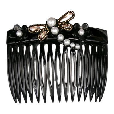 高端日韩法式法国蜻蜓发梳