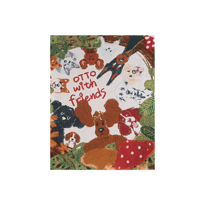 TaoMu 奥托 治愈系客厅沙发背景墙装饰画手工diy挂毯画氛围感摆画