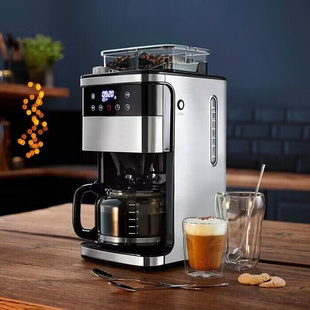 家用全自动咖啡机冲泡研磨一体美式 咖啡现磨咖啡机滴漏办公室