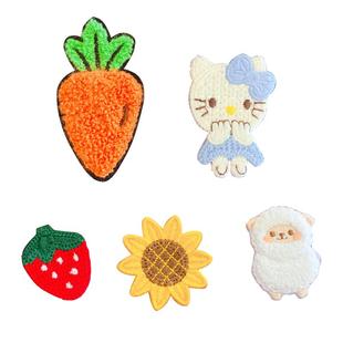 2023年新款魔术贴儿童发贴刘海粘女童发卡可爱小宝宝碎发神器头饰