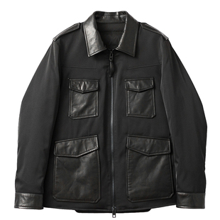 限量 重工超轻暖 冬季男士高端鹅绒夹克羽绒服猎装老钱风鹅绒服男