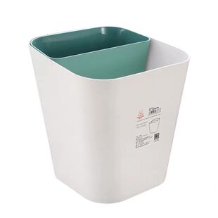 分格分类两用家用干湿分离垃圾桶厨房双层无盖简约客厅垃圾筒小篓