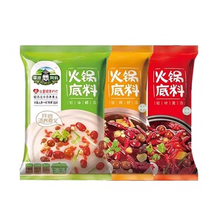 草原阿妈火锅底料198g家用不辣骨汤清汤微辣香汤麻辣烫火锅调料