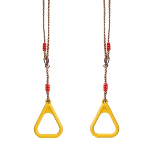 小时候亚马逊儿童秋千户外室内批发注塑攀爬握手配件绳子吊环