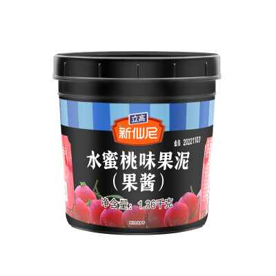 新仙尼1360g慕斯冰沙水蜜桃果泥