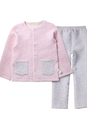 有机棉婴童保暖家居服套装