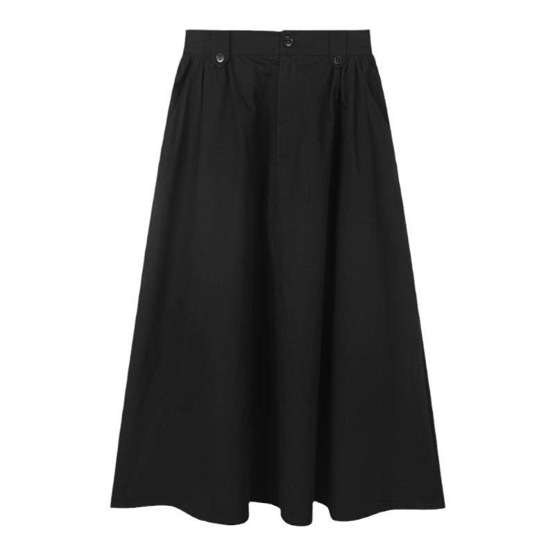 黑色半裙a字半身裙女裙子