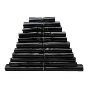 黑色家居袋塑料袋批发商用厨房一次性办公室垃圾袋垃圾袋手提式