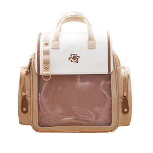 morningglory原创量子和弦可爱学院棉花娃娃书包大容量双肩痛包