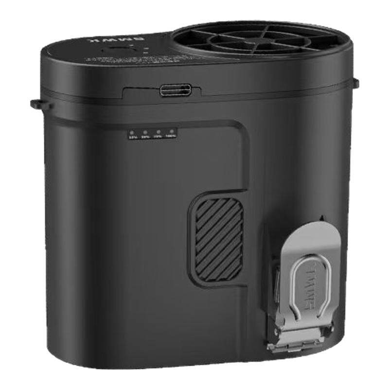 赛玛usb充电小型可换电池腰间大风力挂腰风扇户外挂脖风扇工地焊工小型迷你夏天厨房消暑降温神器随身便携式
