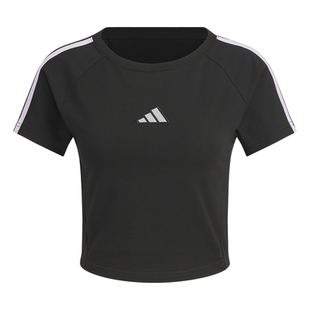 休闲短袖T恤女装夏季adidas阿迪达斯官方outlets轻运动